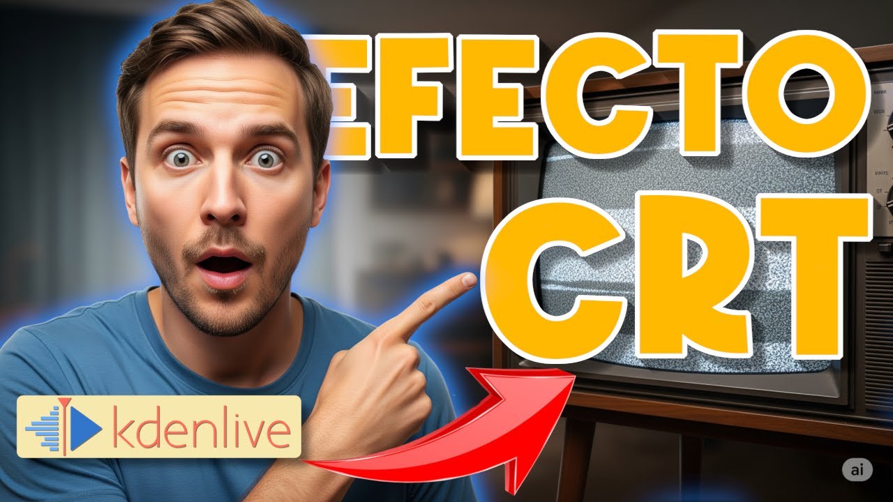 ¡SORPRENDE! 😯 con el Efecto TV retro auténtico en Kdenlive. Nadie más lo hace!