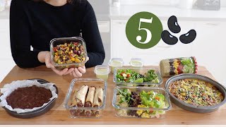 5 Black Bean Recipes for Breakfast, Lunch, Dinner & Dessert! Healthy, VEGAN & Delicious!