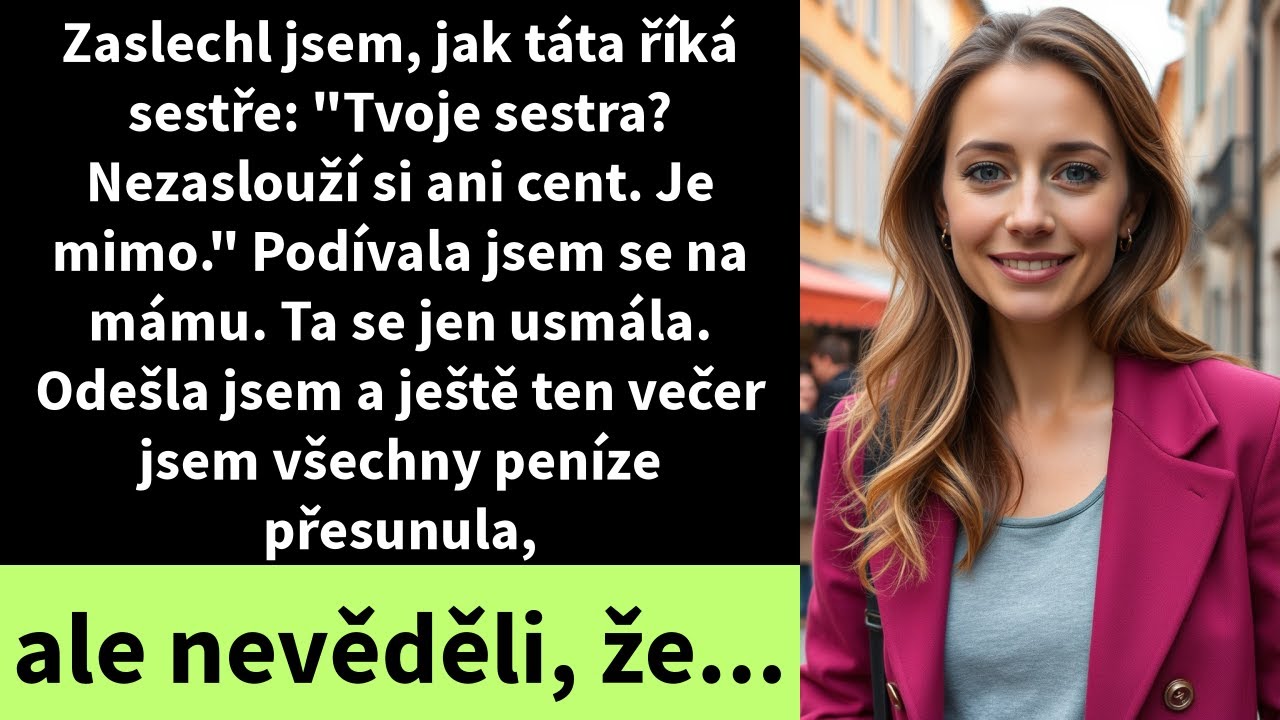 Bylo to nejobyčejnější ráno Díkuvzdování, když jsem u pootevřených dveří pracovny zaslechla otcova slova: „Tvoje sestra si nezaslouží ani desetník. Je mimo hru." Sedmadvacet let jsem si myslela,...