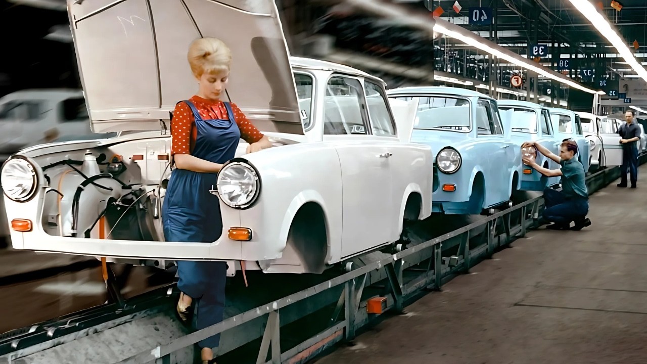 Trabant, ami 15 évig készült... majd 15 perc alatt szét is esett!