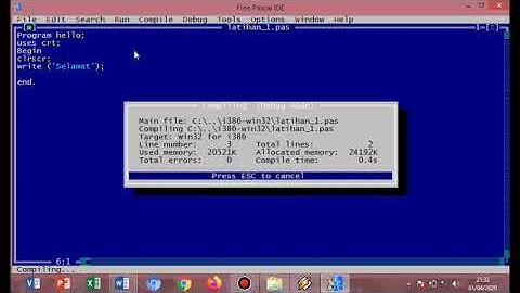 [1] Pengantar  Turbo Pascal