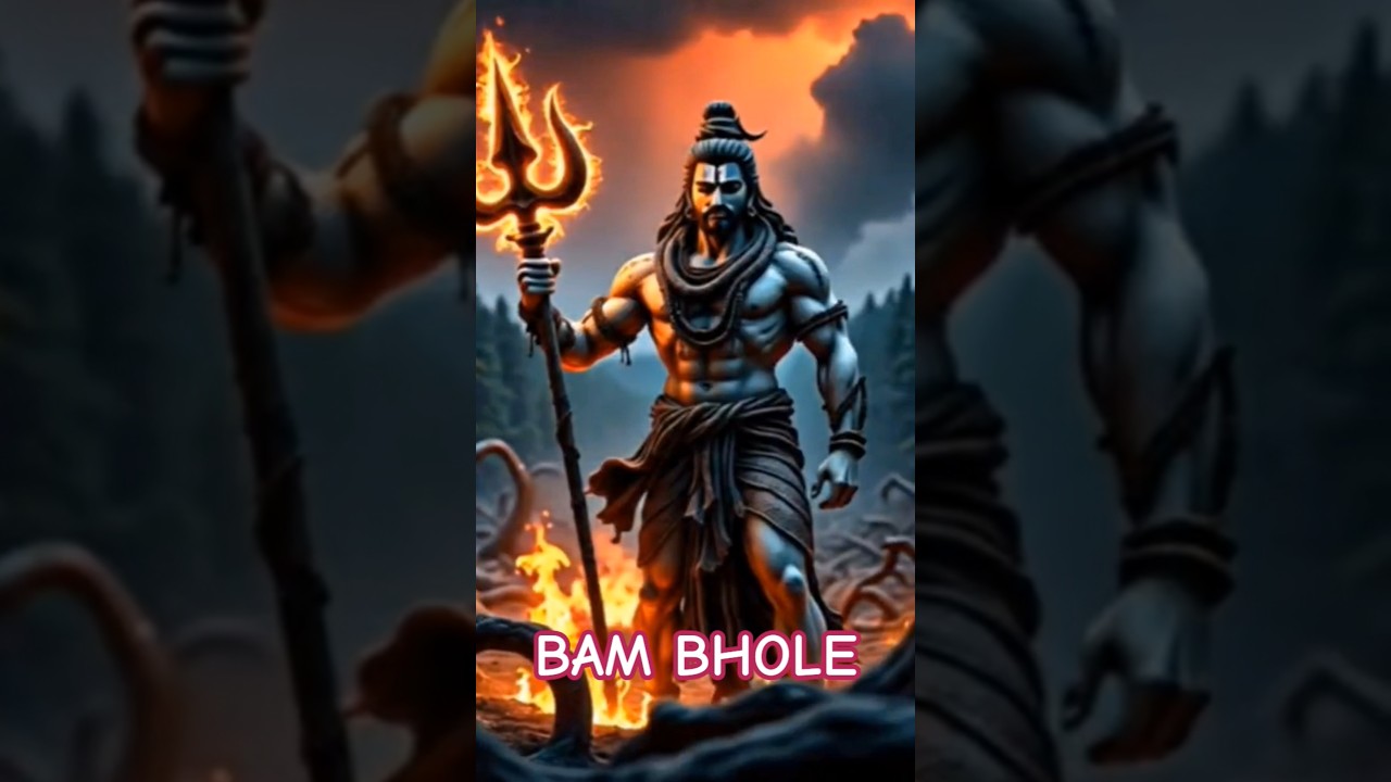 🔥 BAM BHOLE | Lord Shiva 3D Dangerous VFX | Tandav & Rudra Roar 🔥
