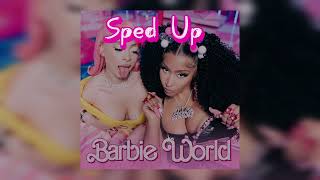 Barbie World - Nicki Minaj, Ice Spice, Aqua // Sped up #barbieworld #nickiminaj