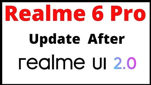 Realme 6 Pro New Update after android 11. Camera fix, Bug fix , improvement !!!.