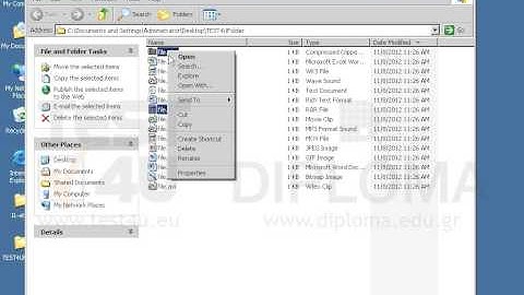 Delete all compressed files from the TEST4UFolder folder on your desktop.