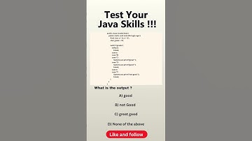 Java Quiz 14 | Comment your answer | Like and Follow for Daily Java Quiz #java #shorts