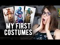 My first 10 (trashy) costumes!