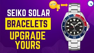 Don't put up with Seiko's stock bracelet! Dressing up your Solar Divers!