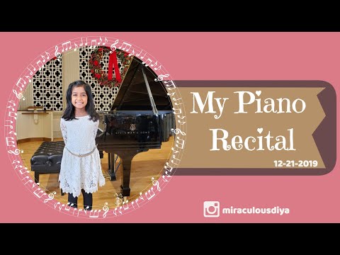 Piano recital | Musette by L Mozart | Diya