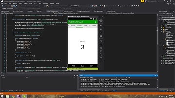 Xamarin Android Tutorial   11   Sliding Tab Layout