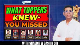 UPSC Toppers Reveal Success Secrets | Edukemy | Shabbir Sir