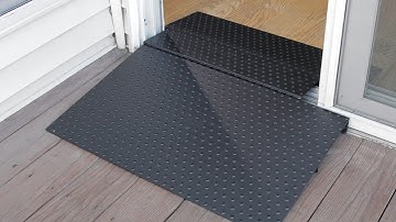 Installing a Threshold Ramp for a Sliding Door