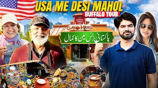 USA Mein Desi Mahol 🤩 | Buffalo Tour & Hotel Surprise 😍 | Abdul Qadir USA Vlogs