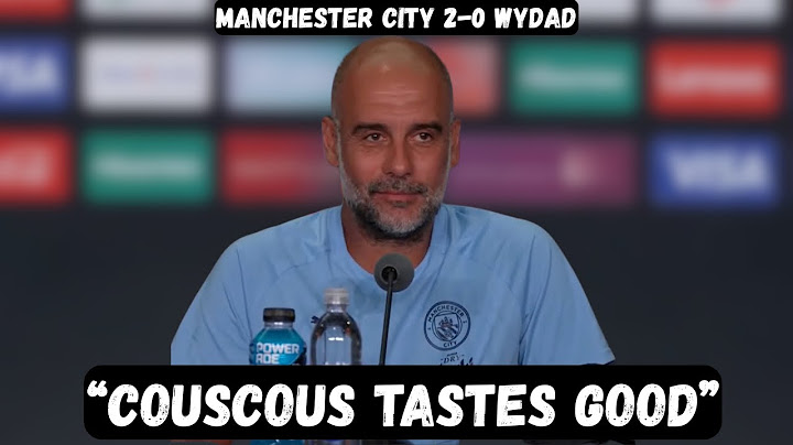 Pep Guardiola LOVES Couscous - Post Match Interview - Manchester City 2-0 Wydad - Club World Cup