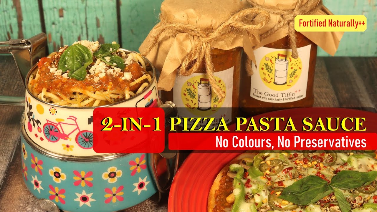 2in1 Pizza Pasta Sauce. Healthy & Tasty PizzaPasta Sauce recipe