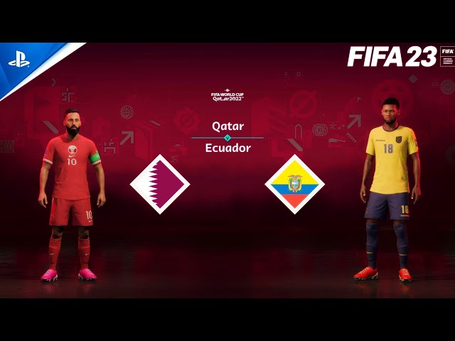 FIFA World Cup Qatar 2023 (FIFA 23) - Qatar vs Ecuador - Gameplay