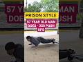 57 Year Old Man is Built from Doing PUSH UPS #rawpowerlifting #seang #shorts #health