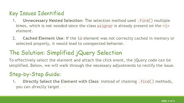 How to Properly Select Elements by Class in jQuery