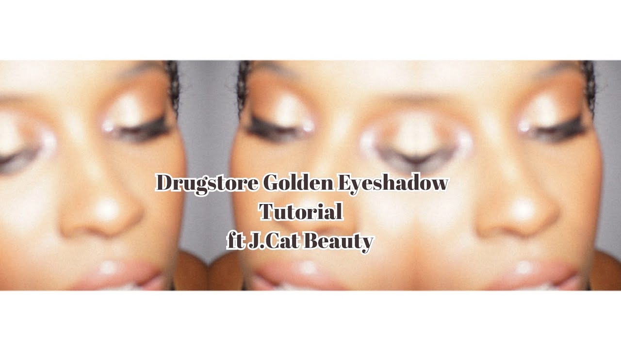 Drugstore Golden Eye w/ Wing Liner | Talk through tutorial ft J.cat beauty | Tmyah'sWorld