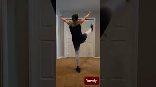 Back view: Rowdy
