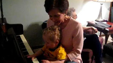 Piano With Grandma 3.6.2010