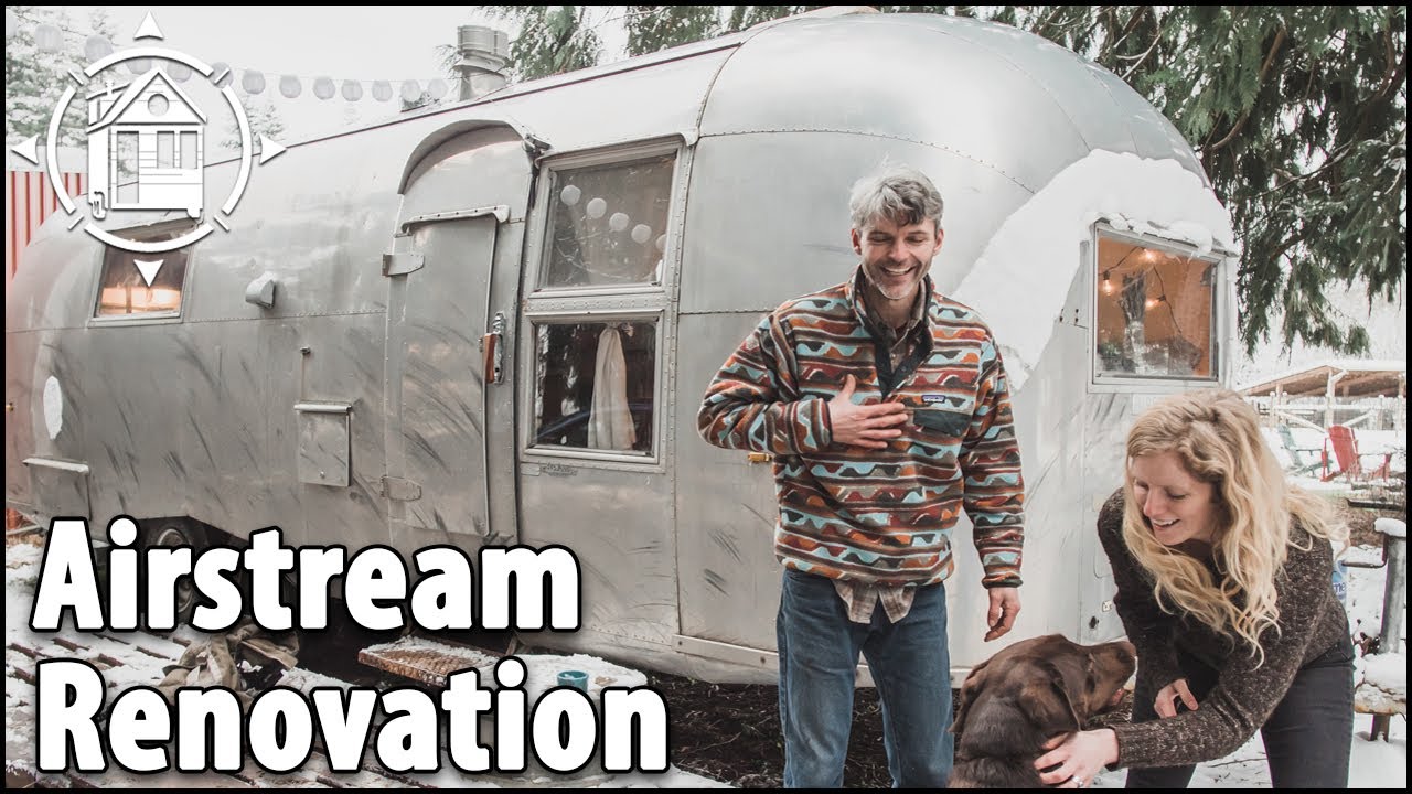 Vintage Airstream Renovation Is Newlyweds Cozy Tiny Home