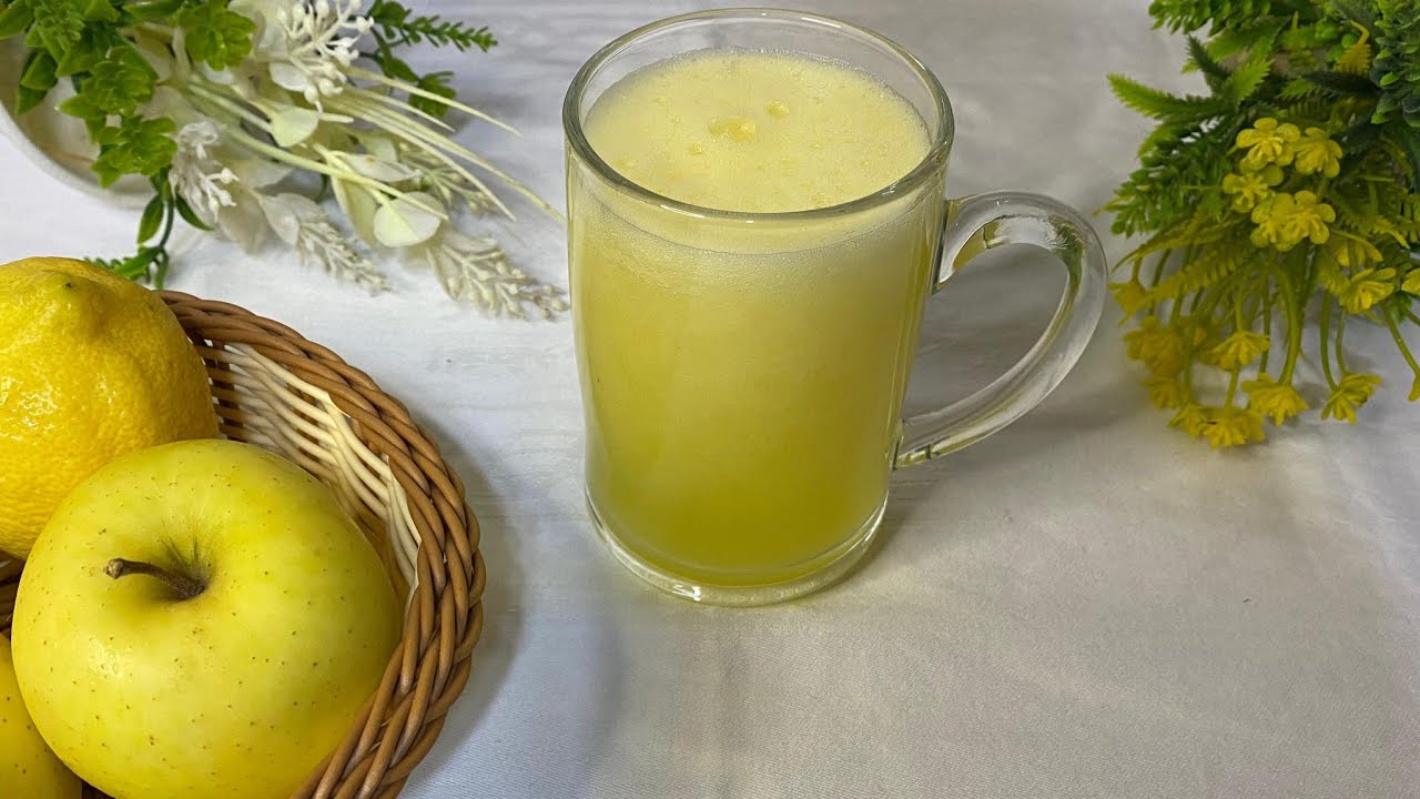 🚨 العصير لي كتقلبي عليه ب 2 تفاحات 🍏 وليمونة 🍋 أروع عصير منعش بدون مرارة أحسن من الجاهز👌🏻