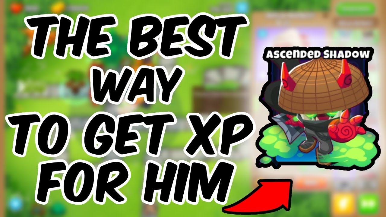 BTD6 - The BEST Way to GRIND XP for the NINJA PARAGON MONKEY