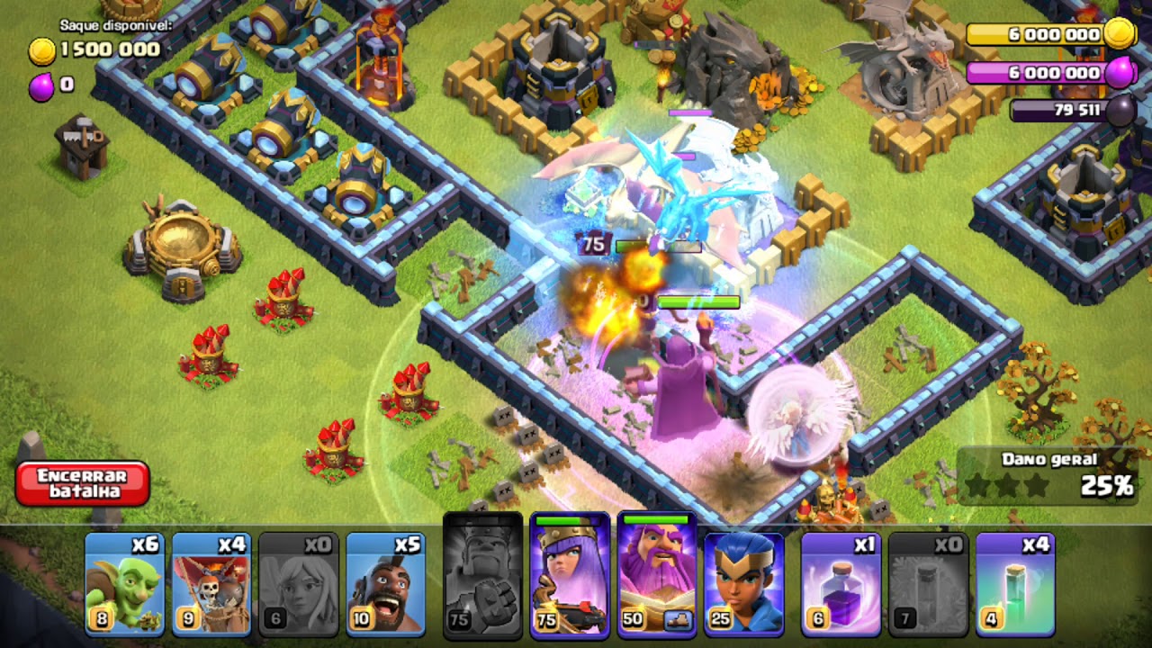 Como dar PT no desafio da montanha do porco - Clash of Clãs #6