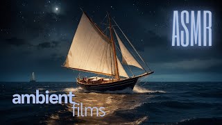 [ Ambient Night Sailing for Relaxation ] ' Celestial Rendezvous '  [ ASMR, Tranquil Music ]