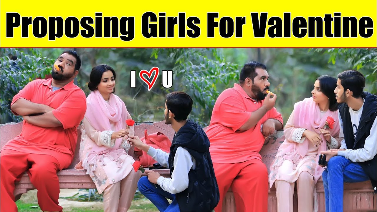Proposing Girls For Valentine Day Best Prank | @Velle Loog Khan Ali