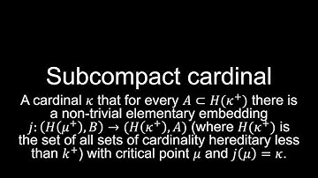 List of Large Cardinal Properties