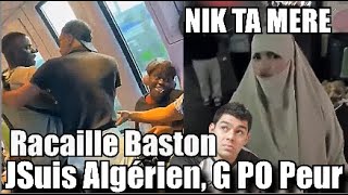 Racaille Se Bagarre Et Explique Être Algérien Musulmane Voilé Pète Un Câble & Insulte Un Raciste