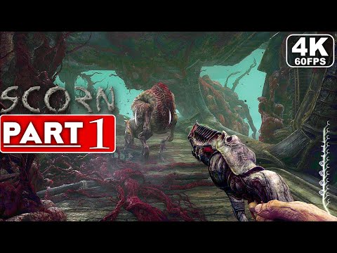 SCORN Gameplay Walkthrough Part 1 [4K 60FPS PC ULTRA] - No Commentary (FULL GAME)