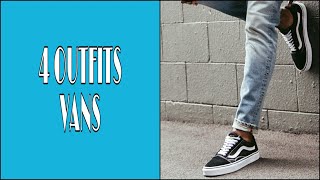 4 Ways To Wear Vans | Outfits Vans Oldskool