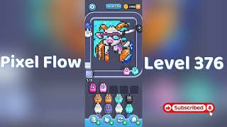 🎮 Pixel Flow Level 376 Walkthrough | Go Answer 🧩✨