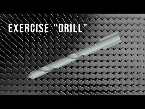 Siemens NX Exercise - Modeling a Drill Bit with Helix & sweep command