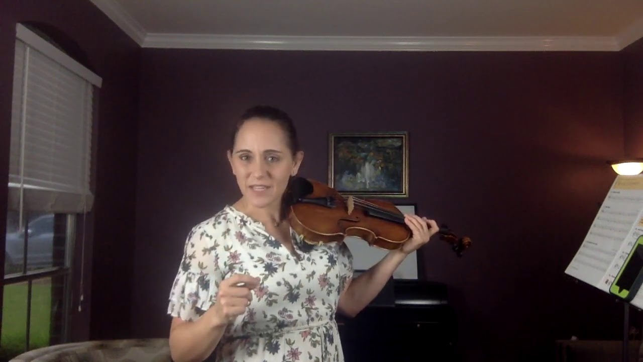 Beginning Orchestra Class Video #33 violin and viola - YouTube
