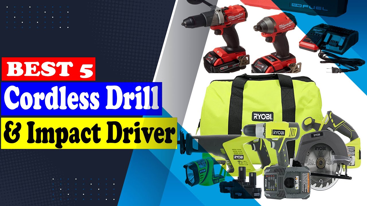 Top 5 Cordless Drill & Impact Driver Combo Kits in 2025 | Powerful, Reliable & Portable