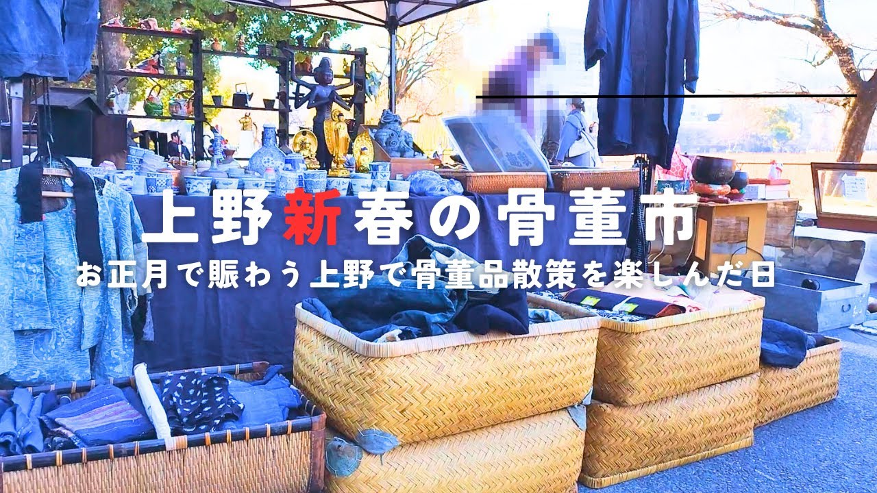 Новогодний антикварный рынок Уэно│Прогулка по Уэно и Амейоко