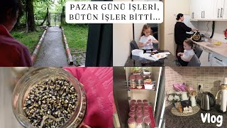 PAZAR GÜNÜ YAPTIĞIM İŞLER I Kayınvalidemden Geldik I Mısır Kebelek Dolmuş I Eski Ev Mutfağım I Punch