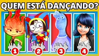 ADIVINHE QUEM TÁ DANÇANDO! 🎪🐞🔥💎 Amazing Digital Circus, Ladybug, Ember, Wade, Pomni | #quiz