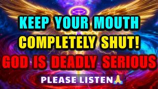 Famous 🚨CHOSEN ONE: God Said SHUT YOUR MOUTH Completely — He Is DEADLY SERIOUS About This 🛑 Net Worth