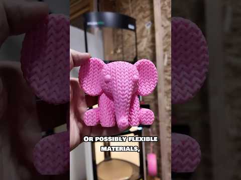 CUTE PINK ELEPHANT! @Polymaker ABS on the @Prusa3D HT90! #3dprinting