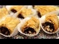 Chocolate Date M'Hencha (Moroccan Pastry Recipe) - CookingWithAlia - Episode 254
