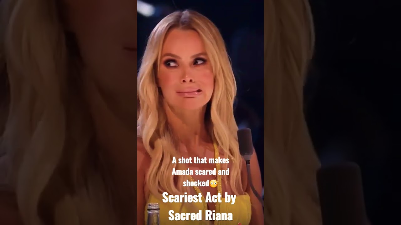 Regardez Scariest act by Sacred Riana makes Amanda shock and scared #bgt #britaingottalent #uk #talent sur YouTube Regardez Scariest act by Sacred Riana makes Amanda shock and scared #bgt #britaingottalent #uk #talent sur YouTube