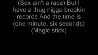 Video thumbnail of "50 cent lil kim magic stick lyrics"