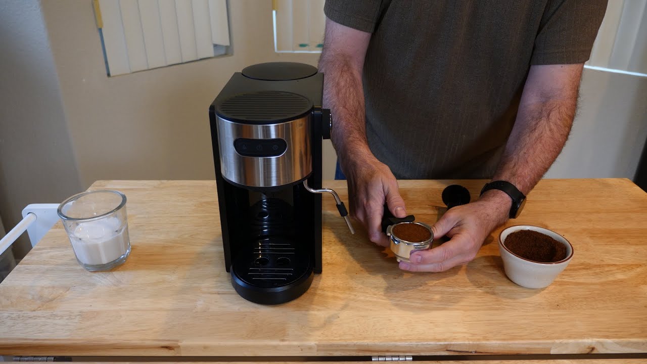 How to ise coffee gator semi automatic espresso machine｜TikTok Search