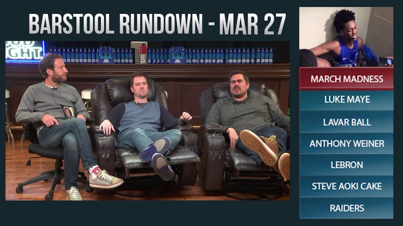 Barstool Rundown March 27, 2017 YouTube