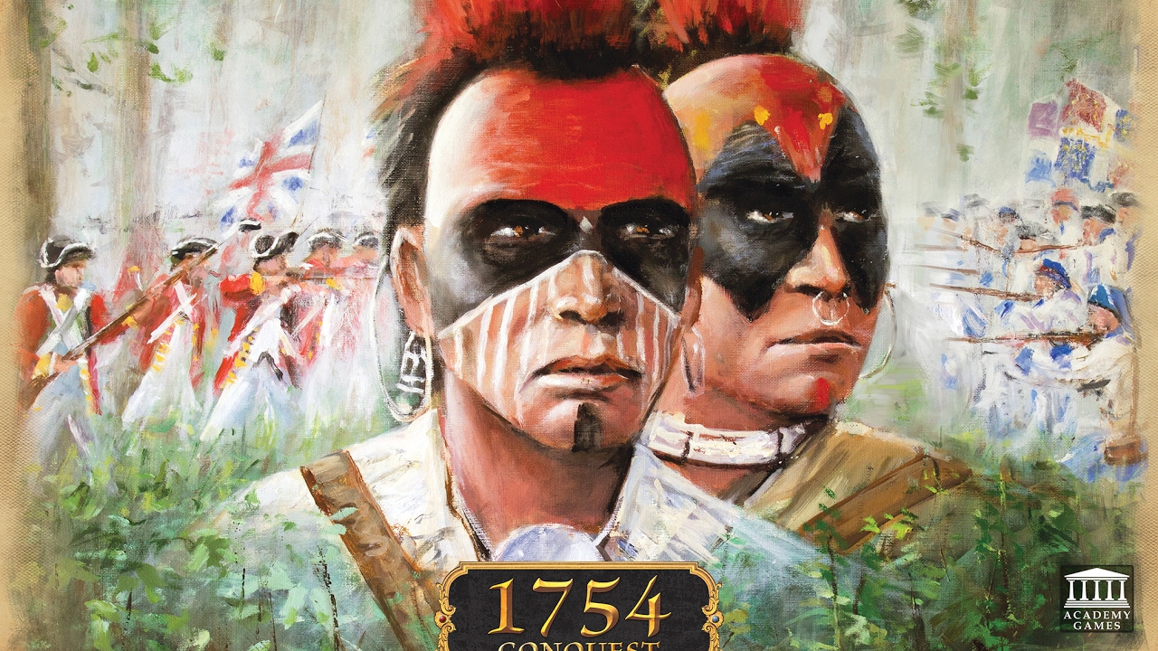 1754 Conquest: The French and Indian War board game Unboxing